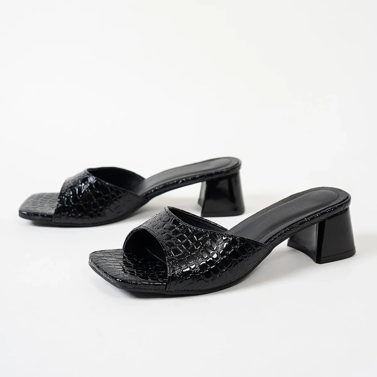 Monroe Block Heels