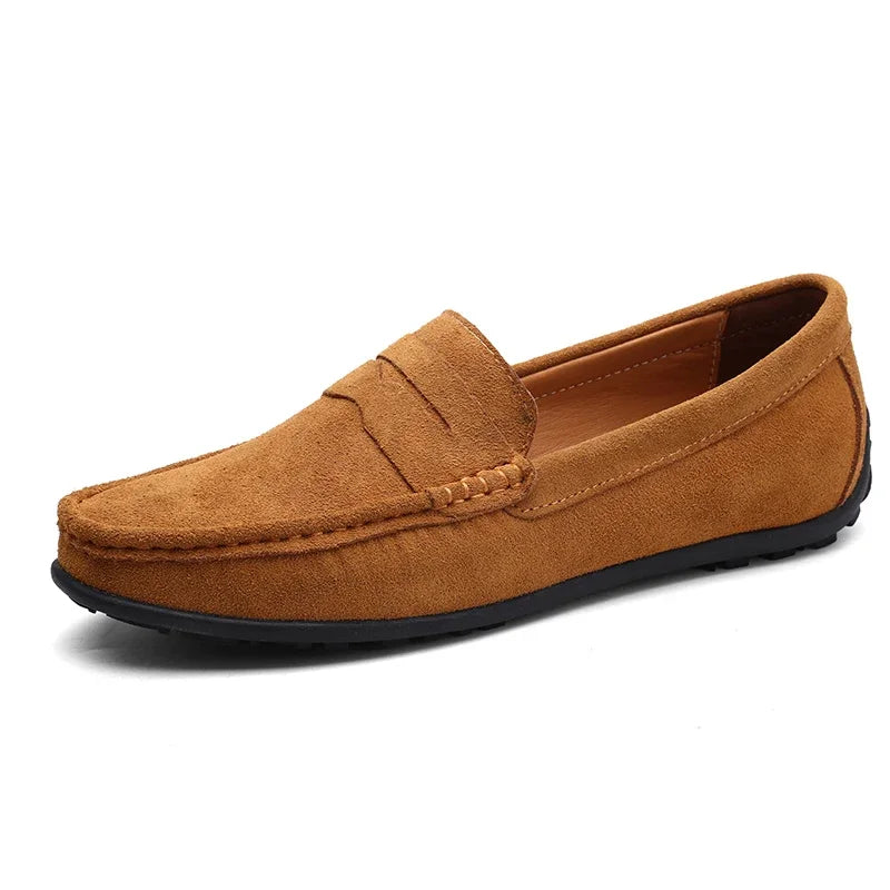 Bravini Suede Slip-Ons - Axel Ross
