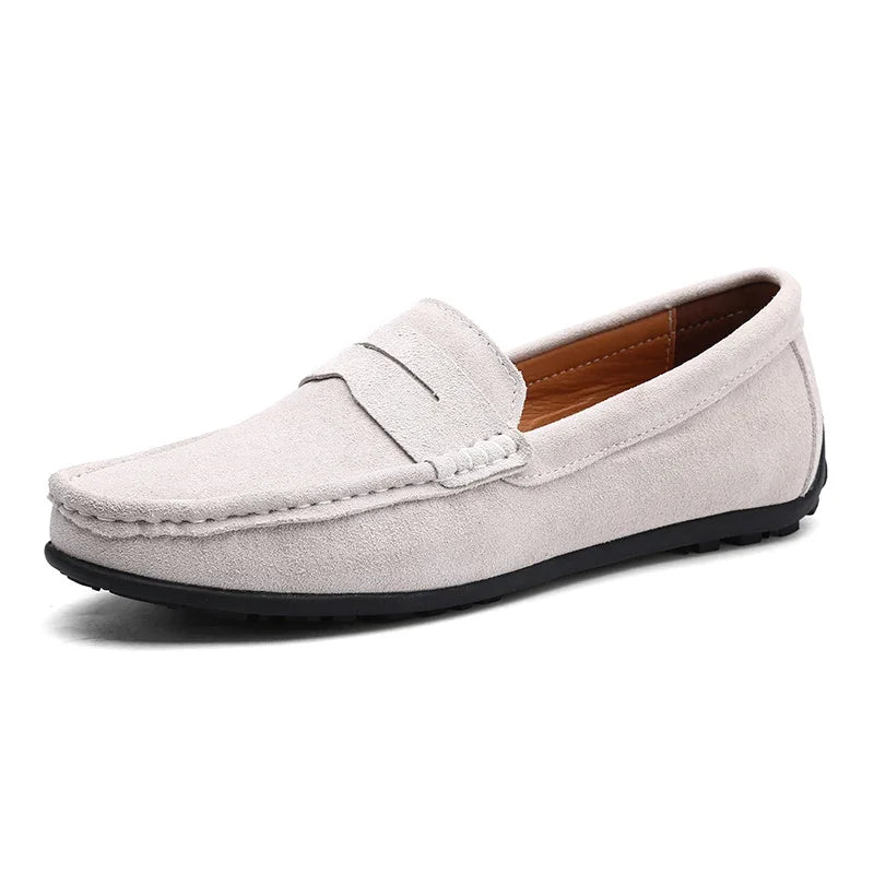 Bravini Suede Slip-Ons - Axel Ross