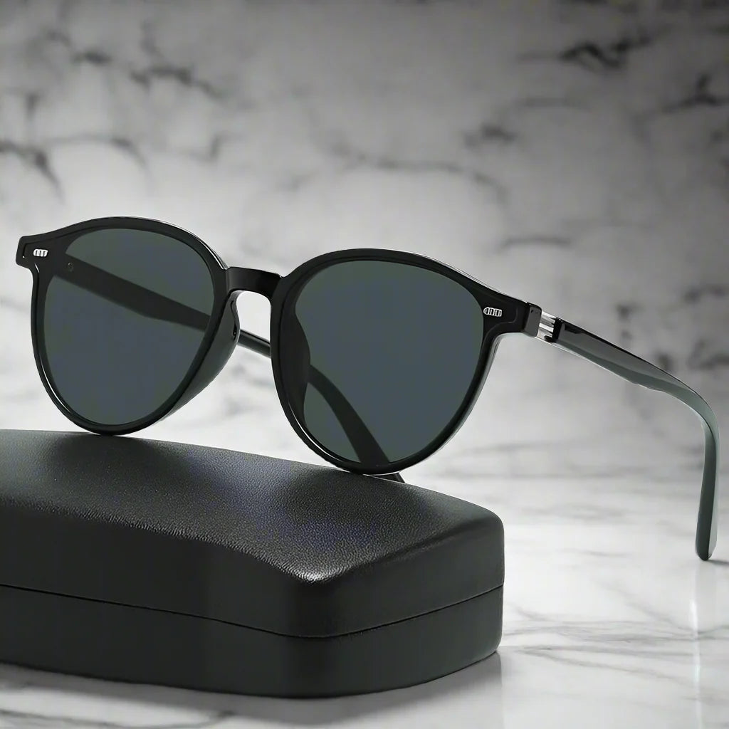 "New York" Round-Frame Sunglasses - Axel Ross