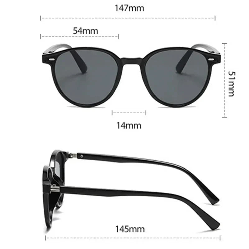 "New York" Round-Frame Sunglasses - Axel Ross