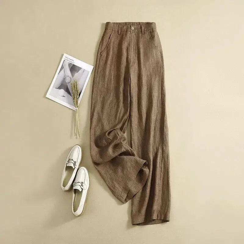 Violatta Linen Pants - Axel Ross