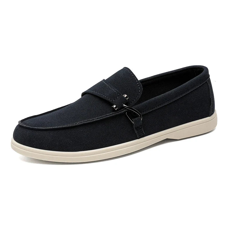Luciano Suede Loafers - Axel Ross