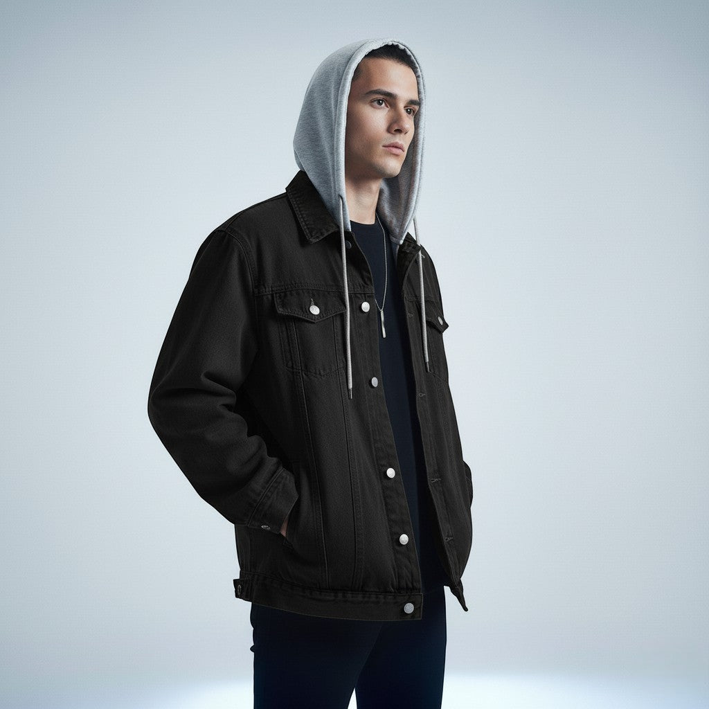 Sawyer Hooded Denim Jacket