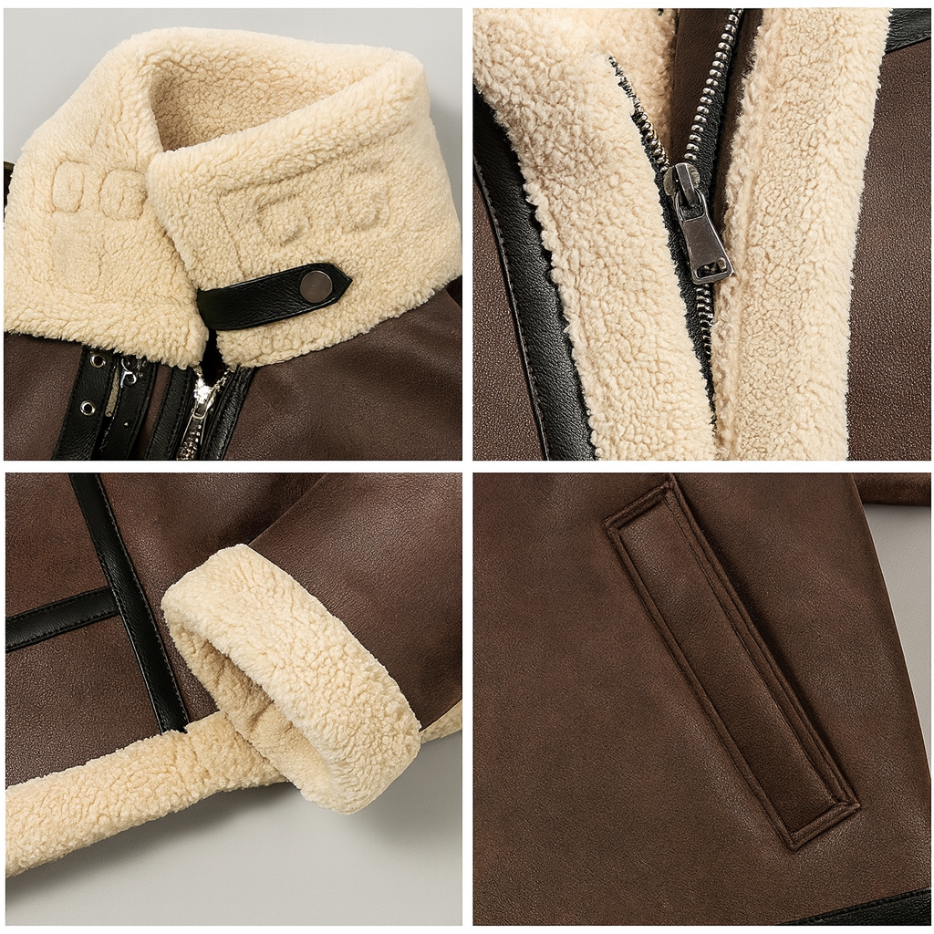 Giuliano Leather Coat