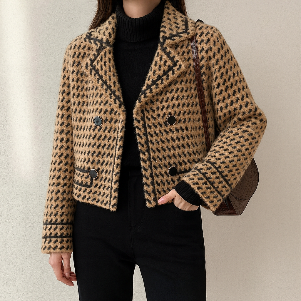 Aubrey Noir Wool Jacket - Axel Ross