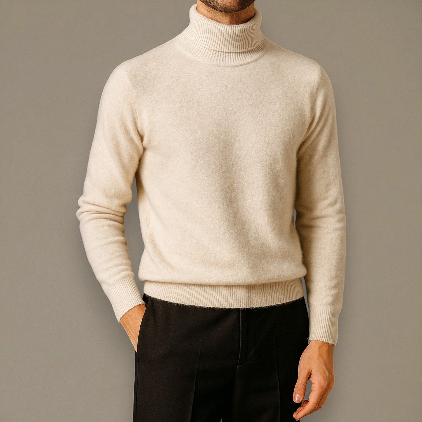 Leonardo Cashmere Turtleneck - Axel Ross