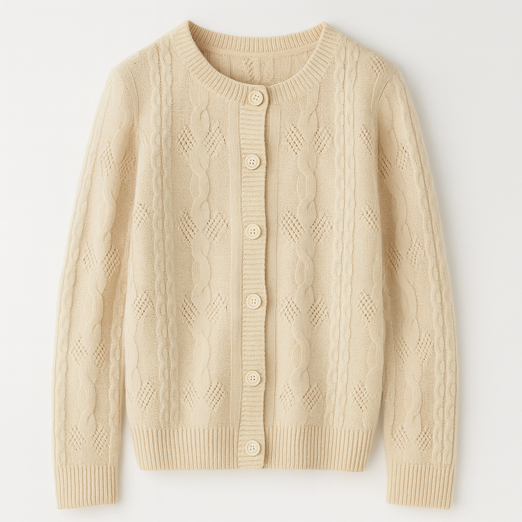 Amara Merino Wool Cardigan