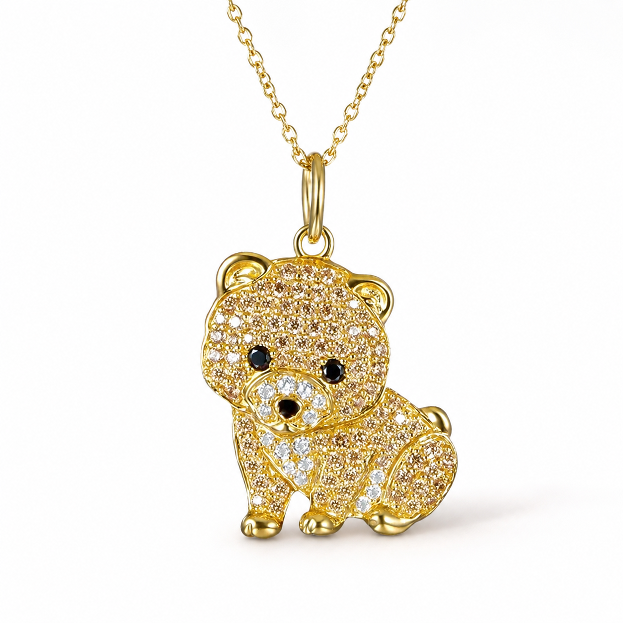 Tiny Fluff Pomeranian Necklace