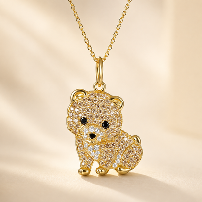 Tiny Fluff Pomeranian Necklace