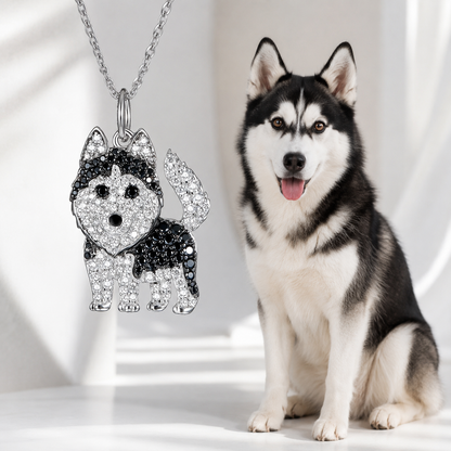 Snow Husky Necklace