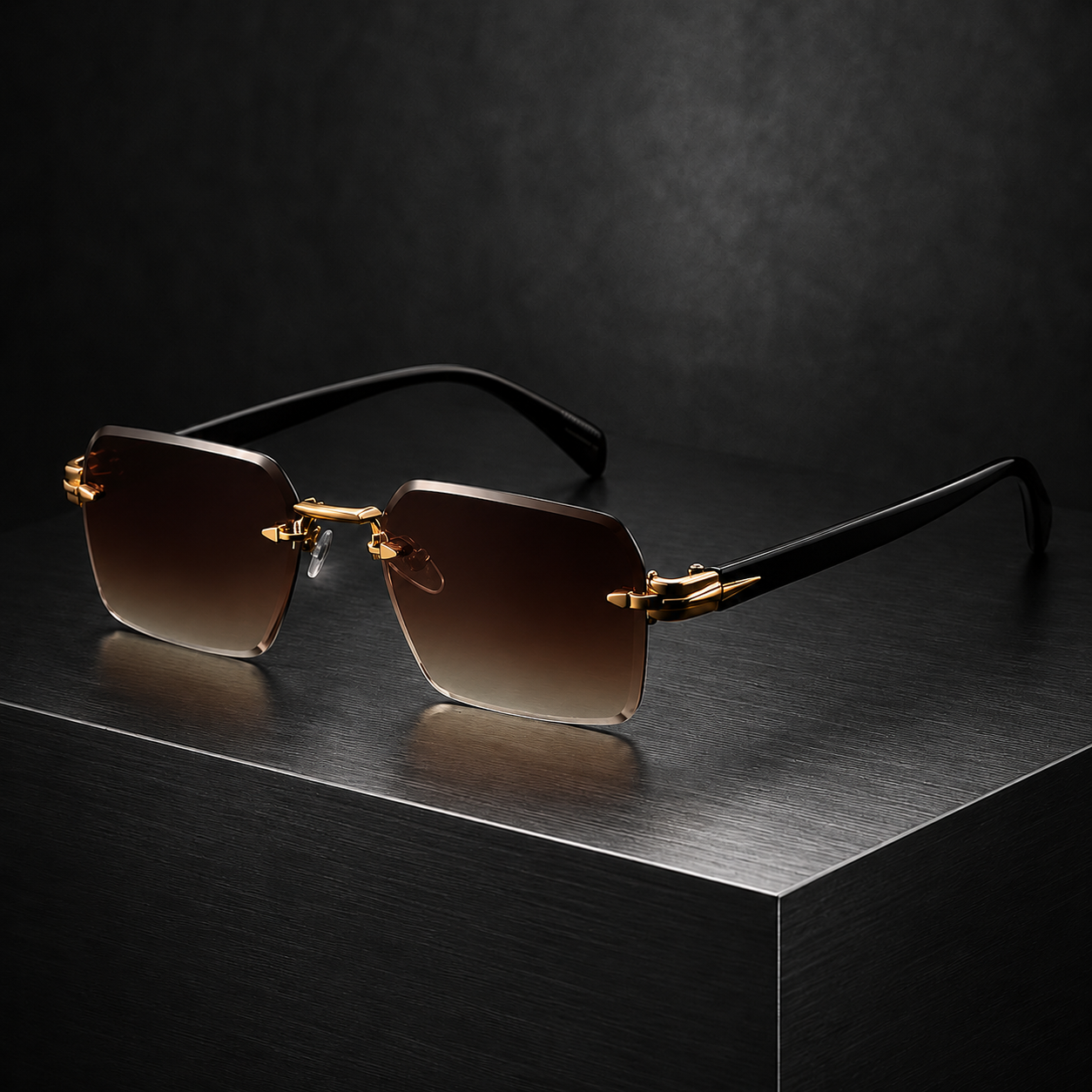 Cassian Rimless Sunglasses