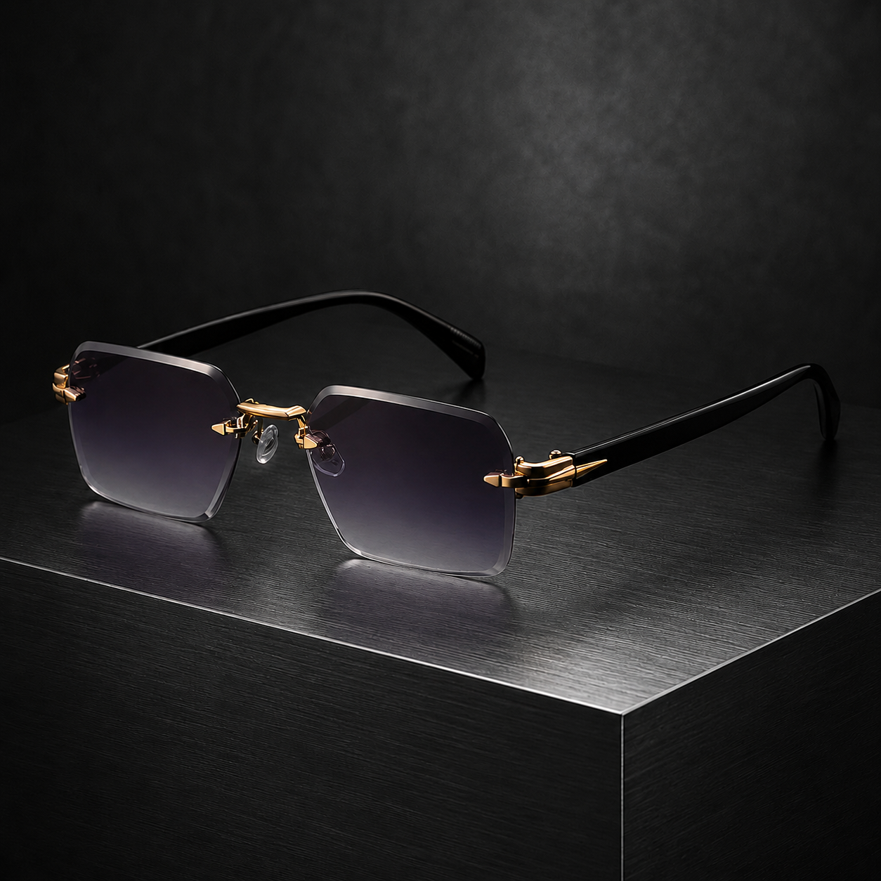 Cassian Rimless Sunglasses