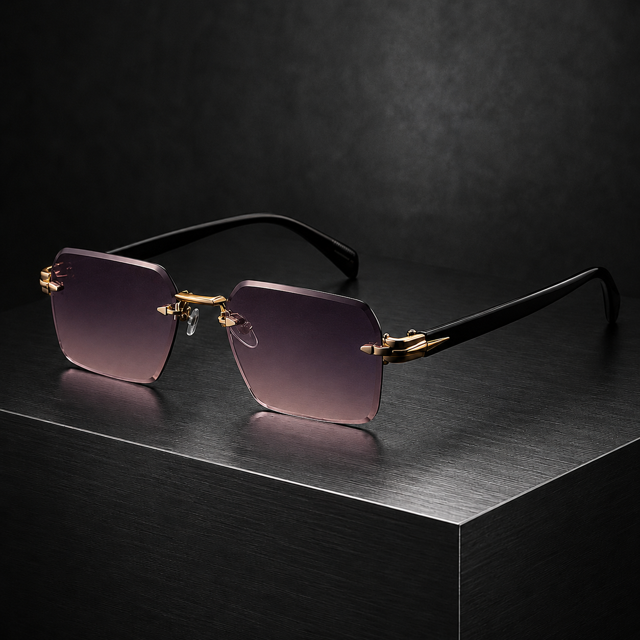 Cassian Rimless Sunglasses