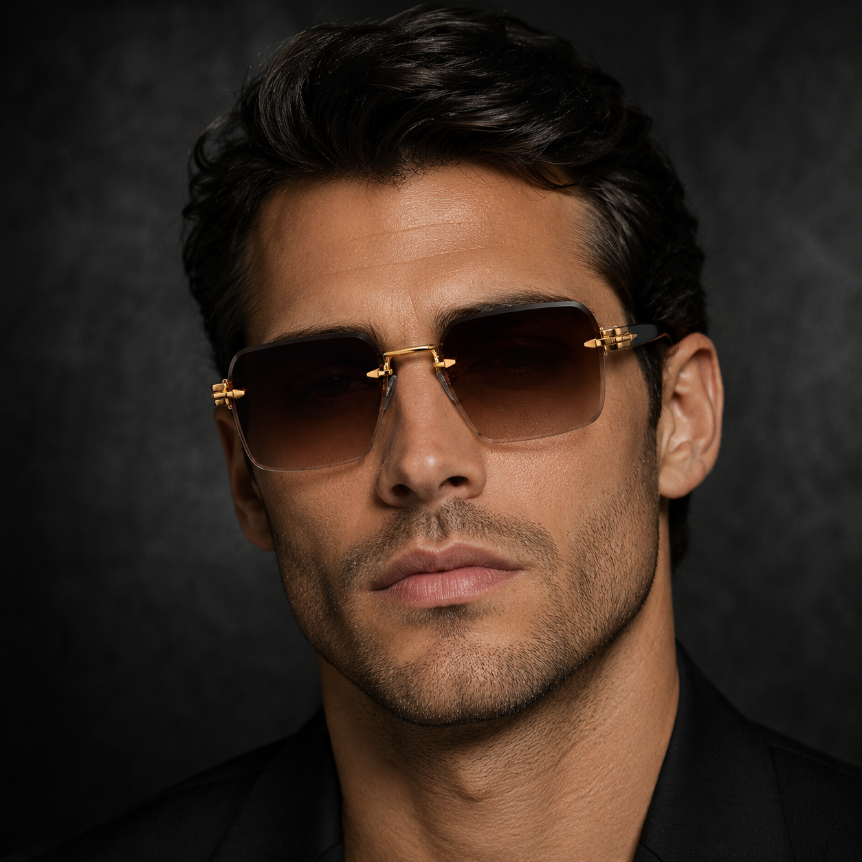 Cassian Rimless Sunglasses