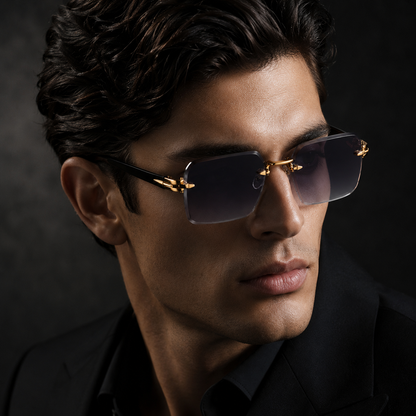 Cassian Rimless Sunglasses