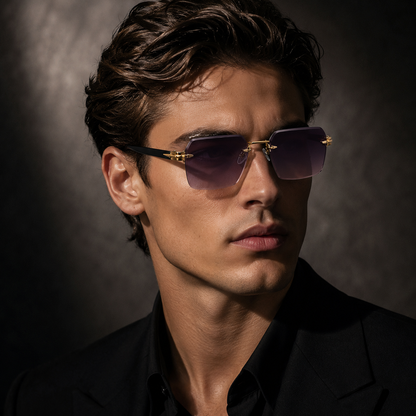Cassian Rimless Sunglasses