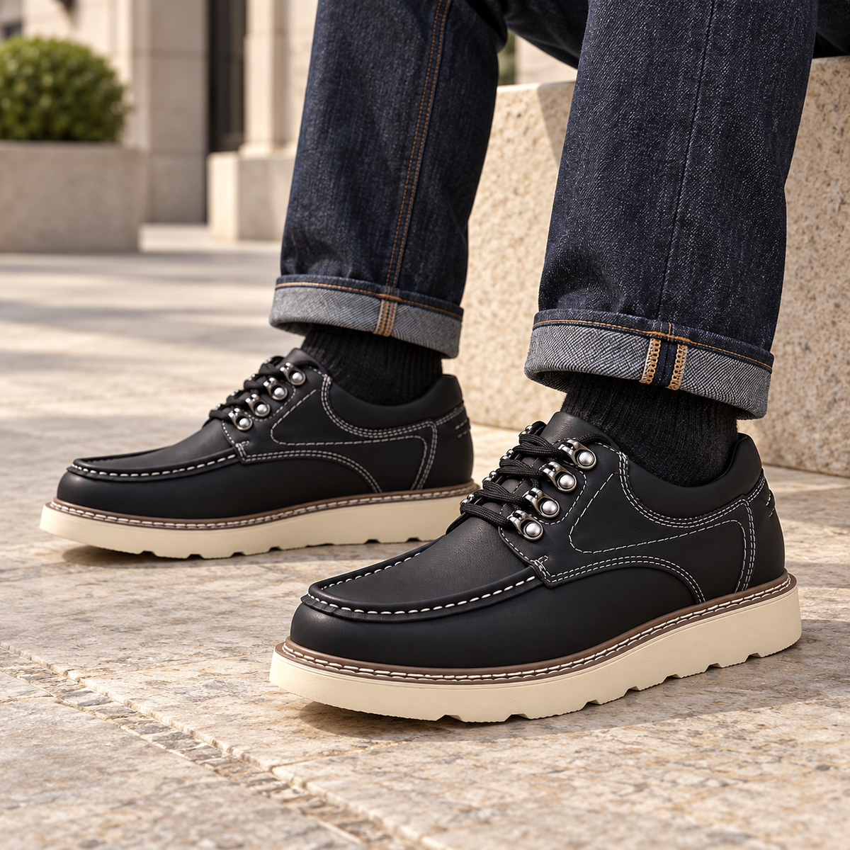 Brentwell Moc-Toe Shoes