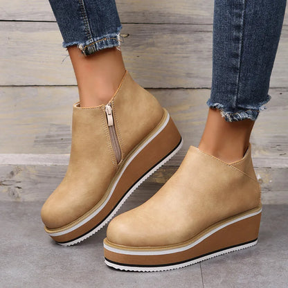 Nova Platform Ankle Boot