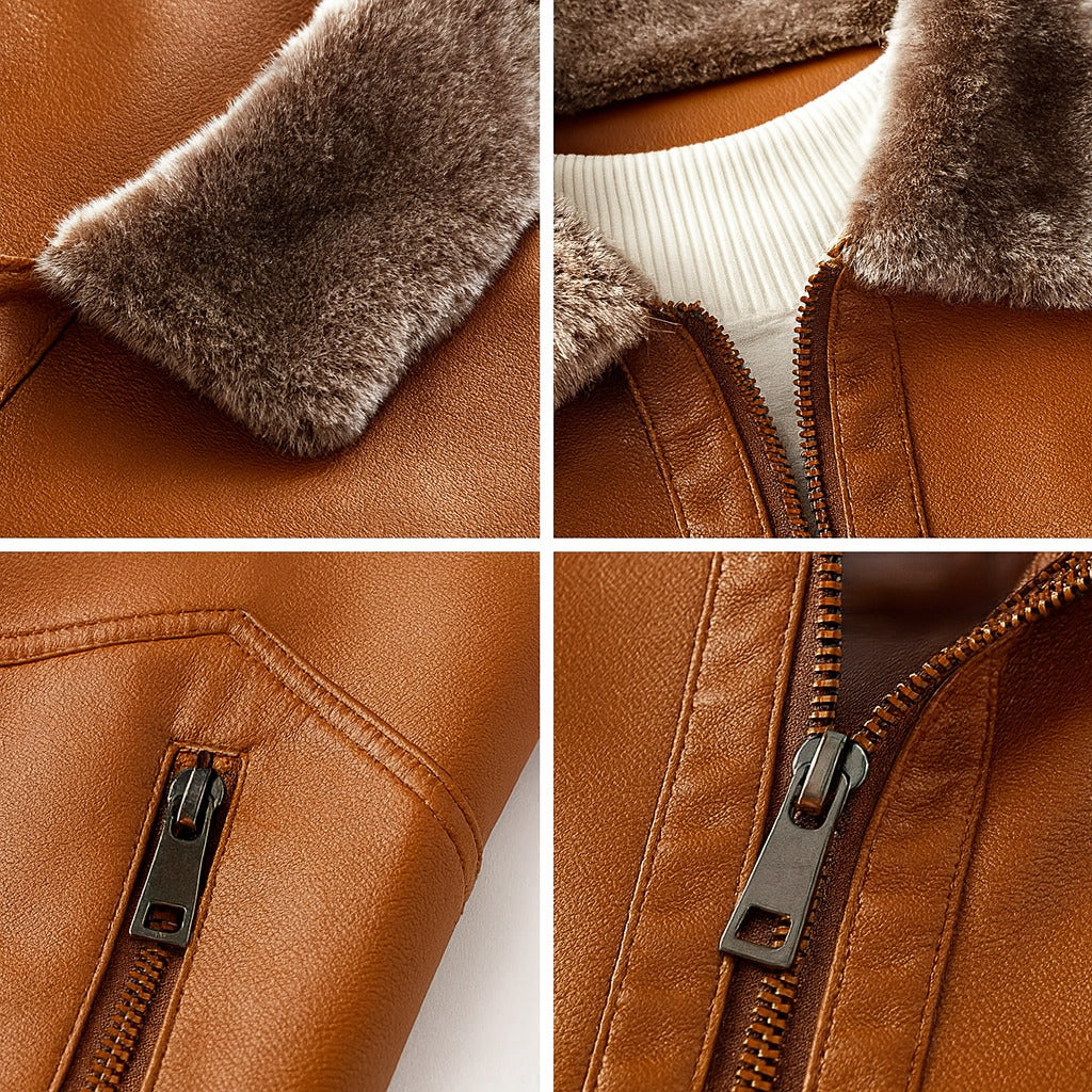 Hudson Signature Leather Jacket