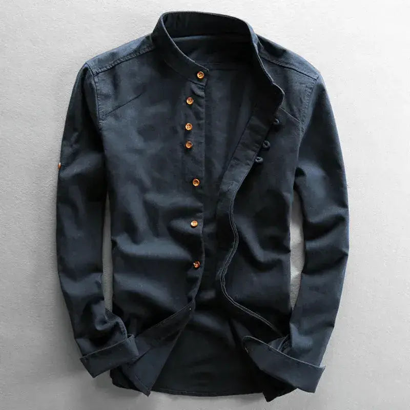 Kaito Japanese Linen Shirt