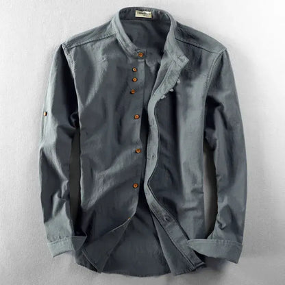 Kaito Japanese Linen Shirt
