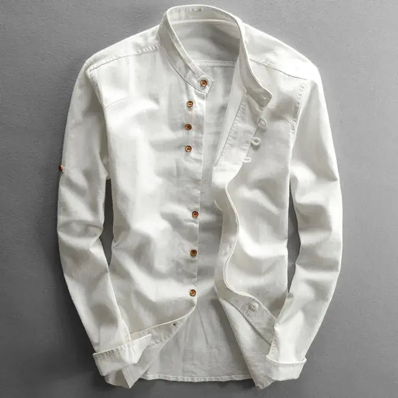 Kaito Japanese Linen Shirt
