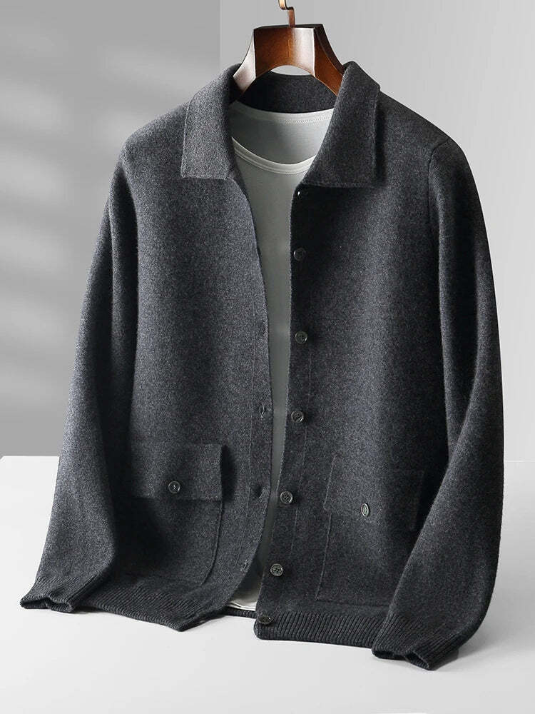 Larkhill Merino Wool Cardigan