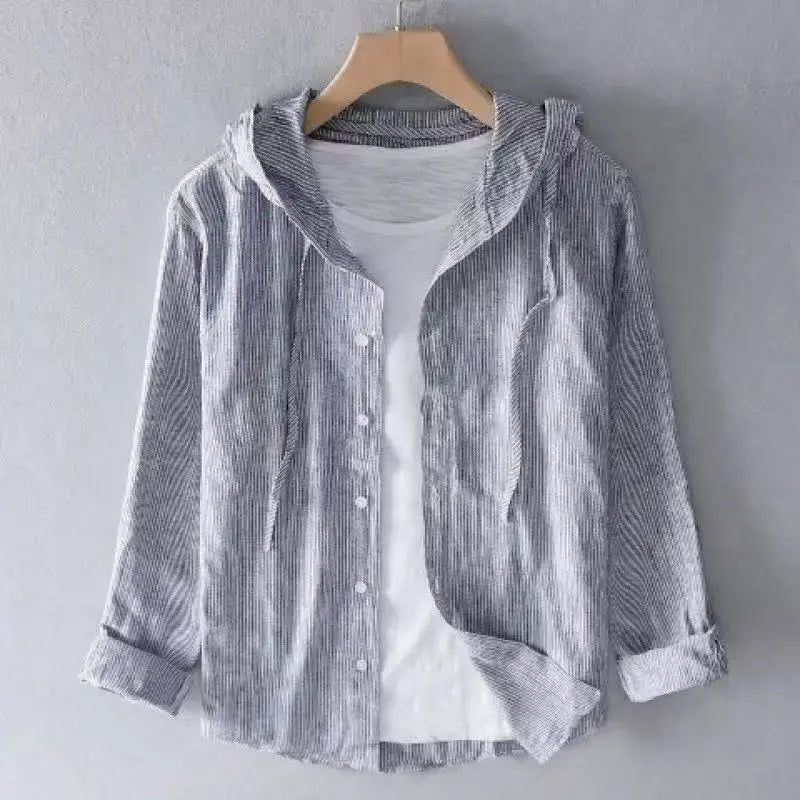 Cielo Mare Hooded Shirt