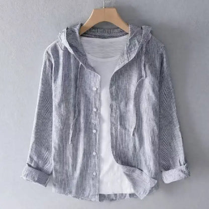 Cielo Mare Hooded Shirt