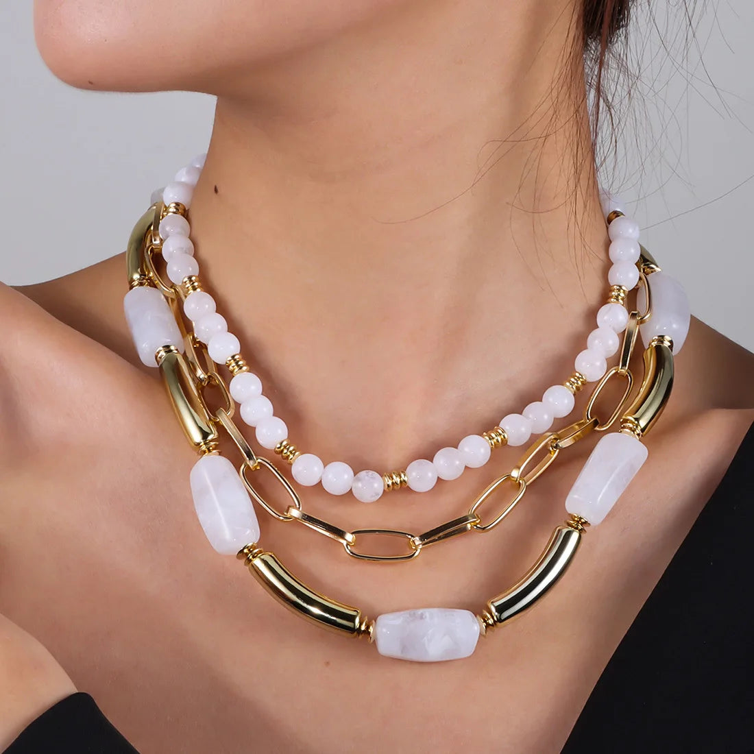 Monaco Stone Necklace