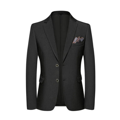 2025 Men's Slim Fit Business Casual Blazer High Quality Fashion All-in-One Banquet Korean Style Handsome Trend for All Seasons - Axel Ross