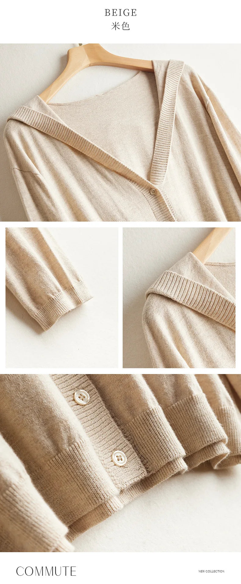 Aurora Cashmere Cardigan