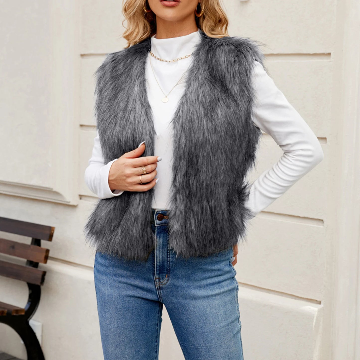 Harper Fur Vest
