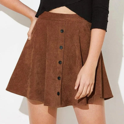 Evelina Corduroy Skirt