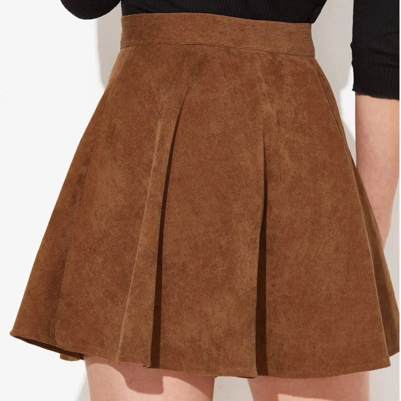 Evelina Corduroy Skirt