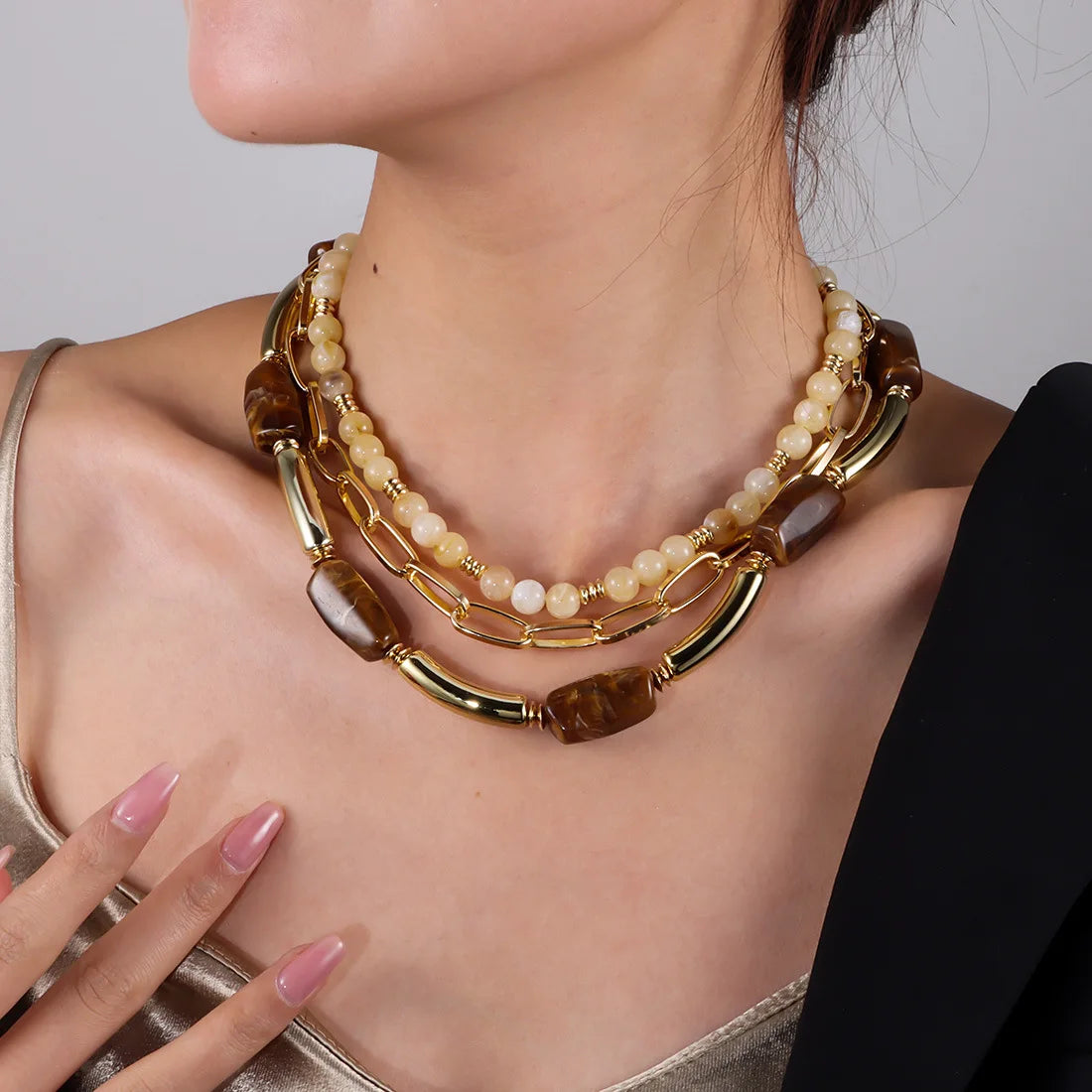 Monaco Stone Necklace