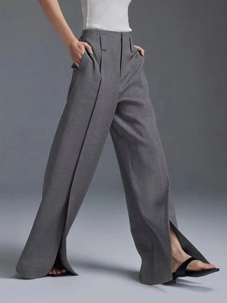 Linea Aurea Slit Trousers - Axel Ross