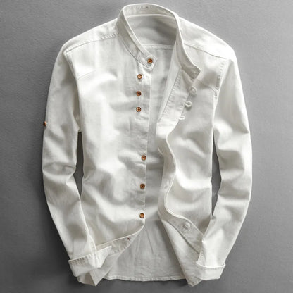 Asuka Japanese Linen Shirt - Axel Ross