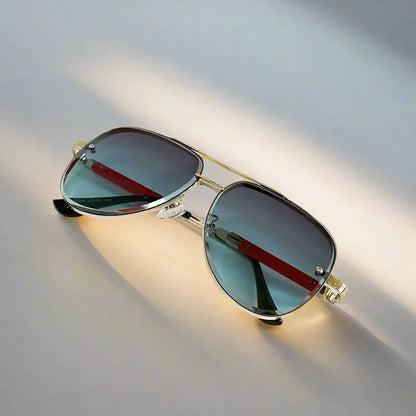"Monte Carlo" Aviator Sunglasses - Axel Ross