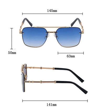 Antonio De Luca™ Rimless Sunglasses - Axel Ross