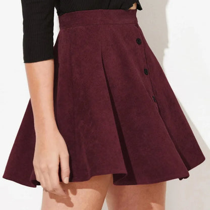 Evelina Corduroy Skirt