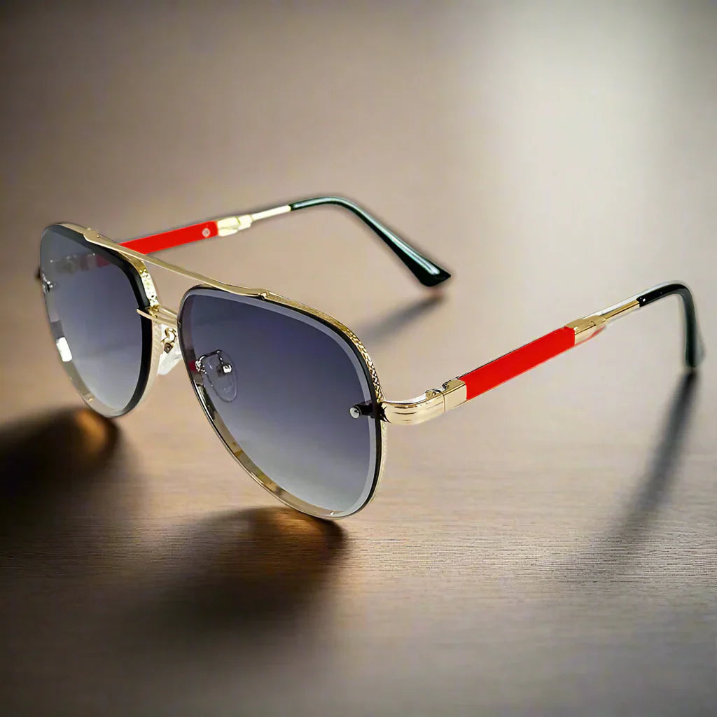 "Monte Carlo" Aviator Sunglasses - Axel Ross