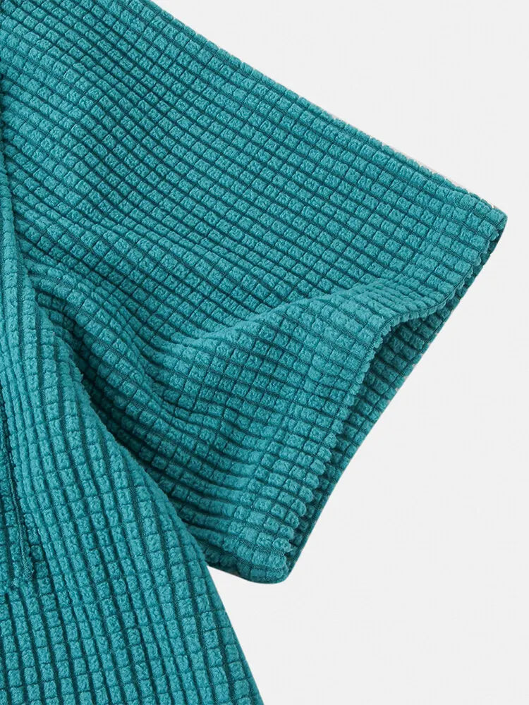 Jackson Waffle Knit Shirt - Axel Ross