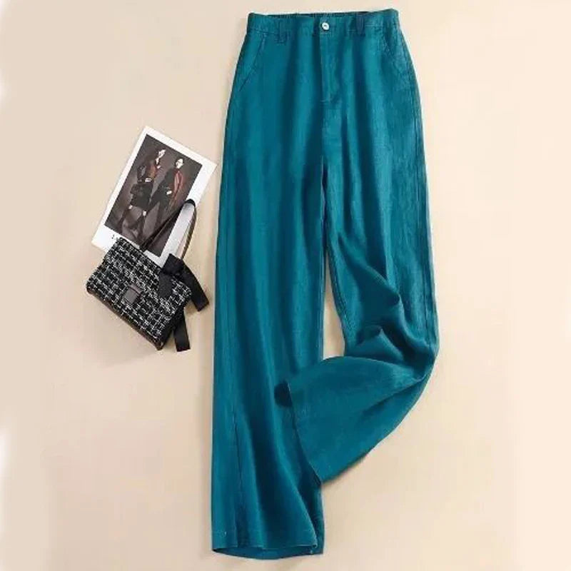 Violatta Linen Pants - Axel Ross