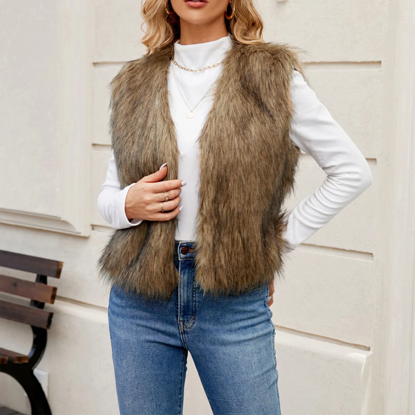 Harper Fur Vest