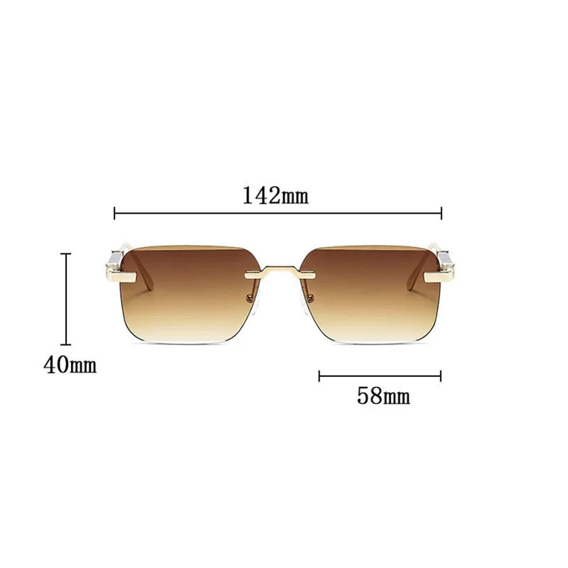 Capri Rimless Sunglasses