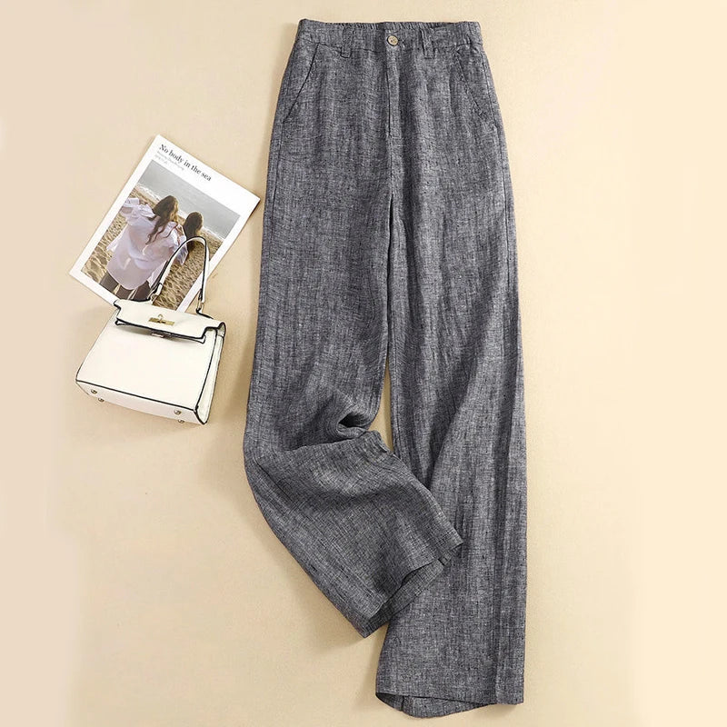 Violatta Linen Pants - Axel Ross