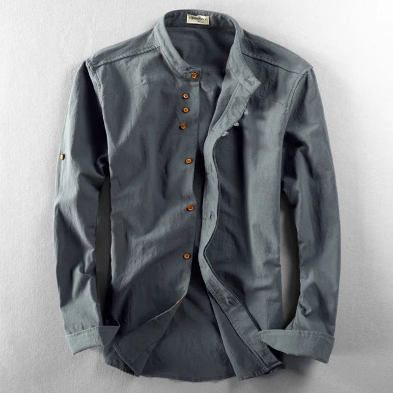 Asuka Japanese Linen Shirt - Axel Ross