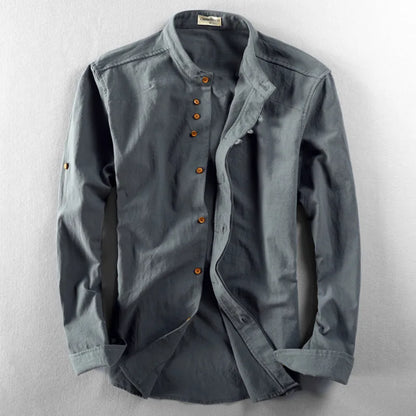 Asuka Japanese Linen Shirt - Axel Ross
